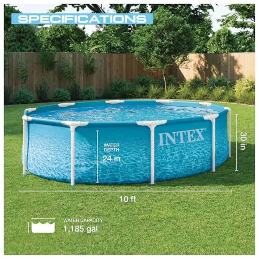 Above Ground Pool With Galvanized Steel Metal Frame