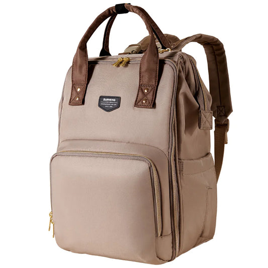 Sunveno High Capacity Waterproof Diaper Backpack Travel Mommy Bag