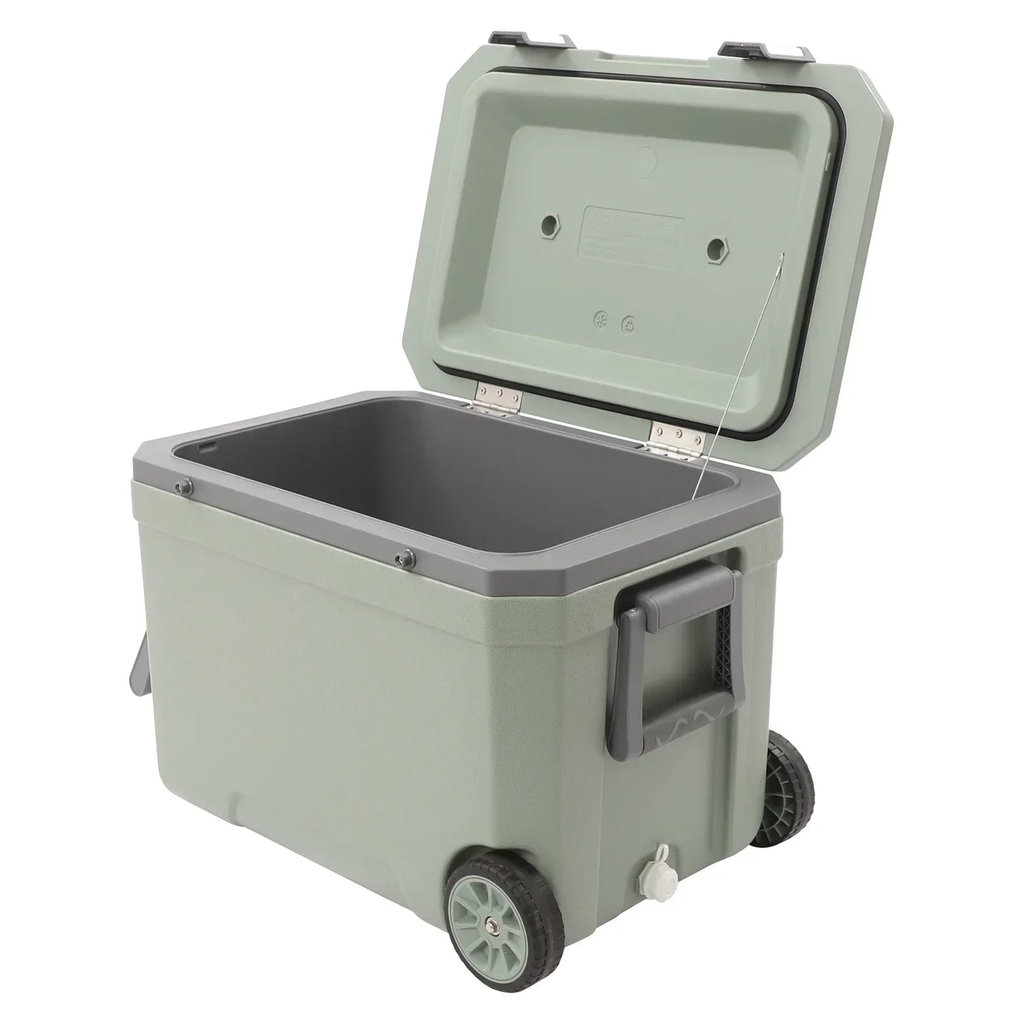 Insulated Wheeled Cooler Ice Chest For Camping And Boating