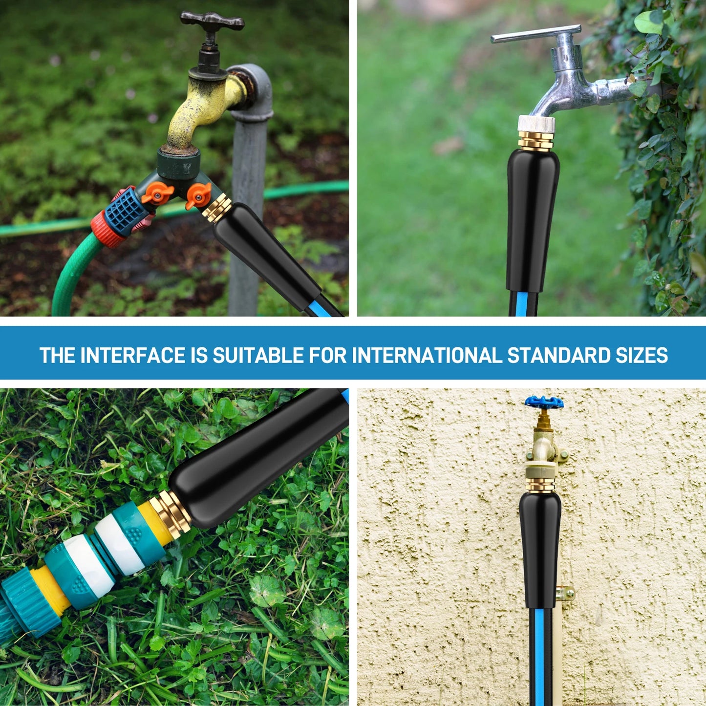 GardenJoy PVC Garden Hose Heavy Duty Durable Water Hose