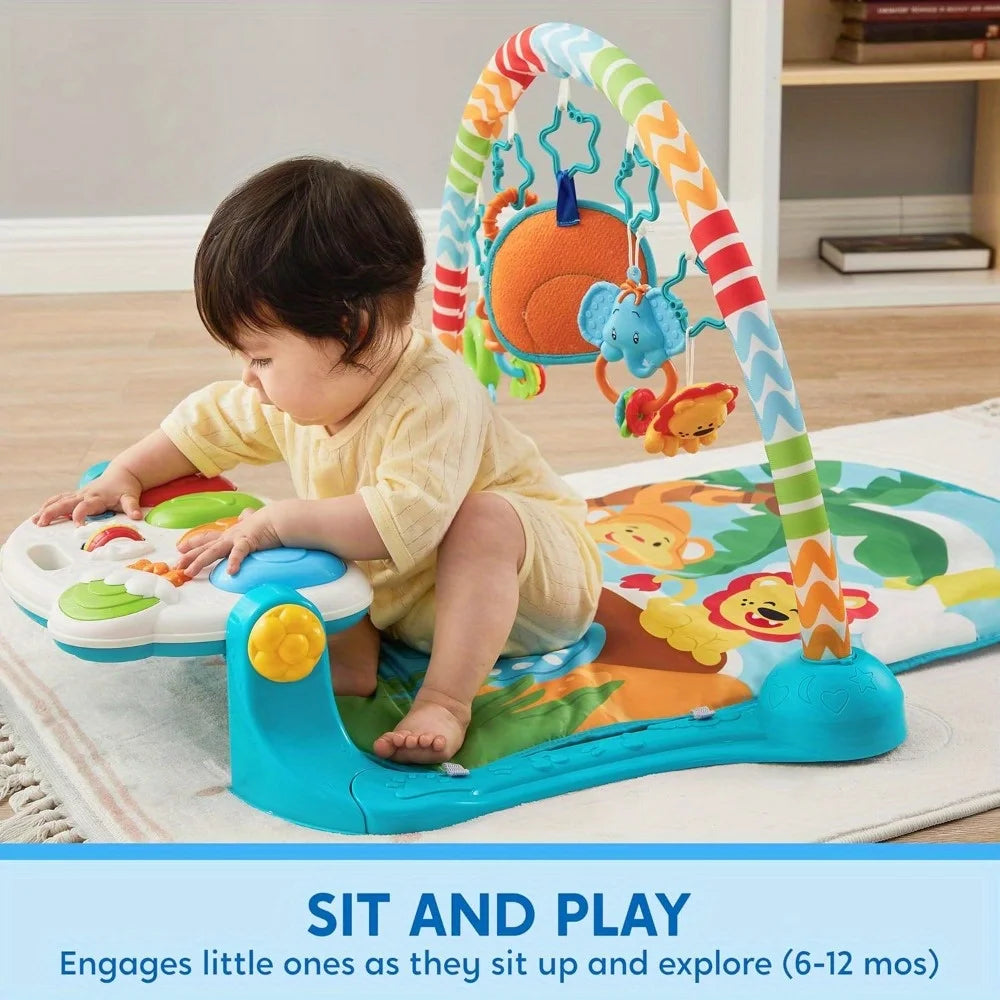 Joyfy Baby Play Mat Tummy Time Gym Musical Toy Piano