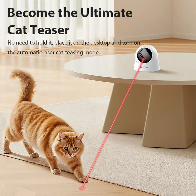 ROJECO Automatic Cat Laser Toy 360 Degree Interactive Electric Toy