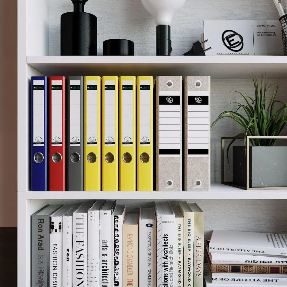 IRONCK Set of 2 Floor Standing Bookshelves 6-Tier Home Office