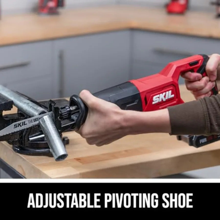 SHXI PWRCORE 20V Brushless Reciprocating Saw Kit With 2Ah Battery And Charger