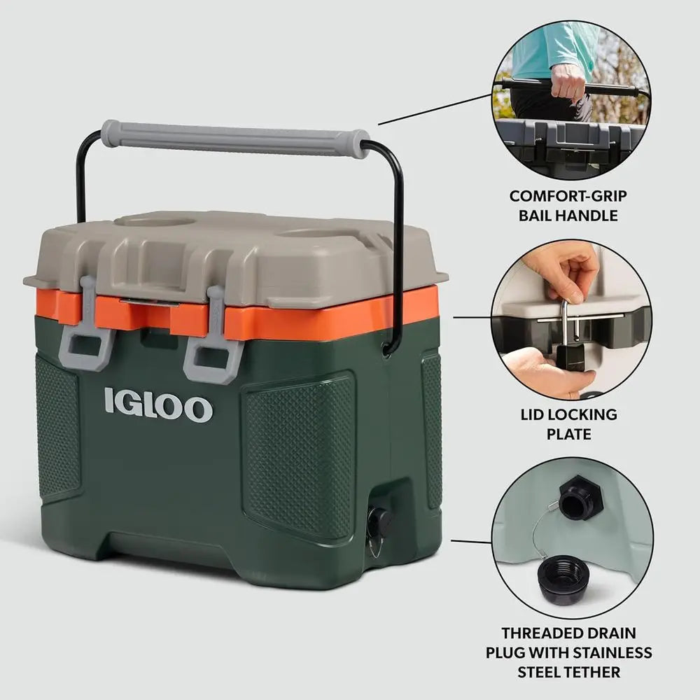 Insulated Hard Shell Cooler for Outdoor Adventures