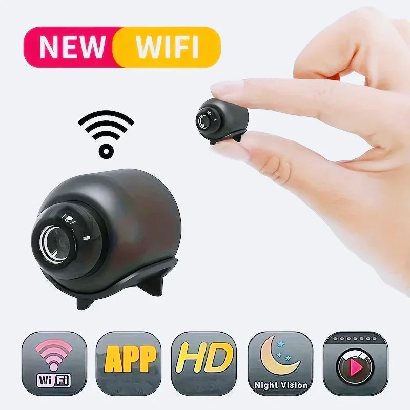 Mini WiFi Camera 1080P HD Indoor Security Cam 2 Way Audio Night Vision