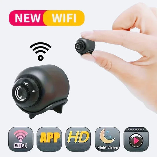Mini WiFi Camera 1080P HD Indoor Security Cam 2 Way Audio Night Vision