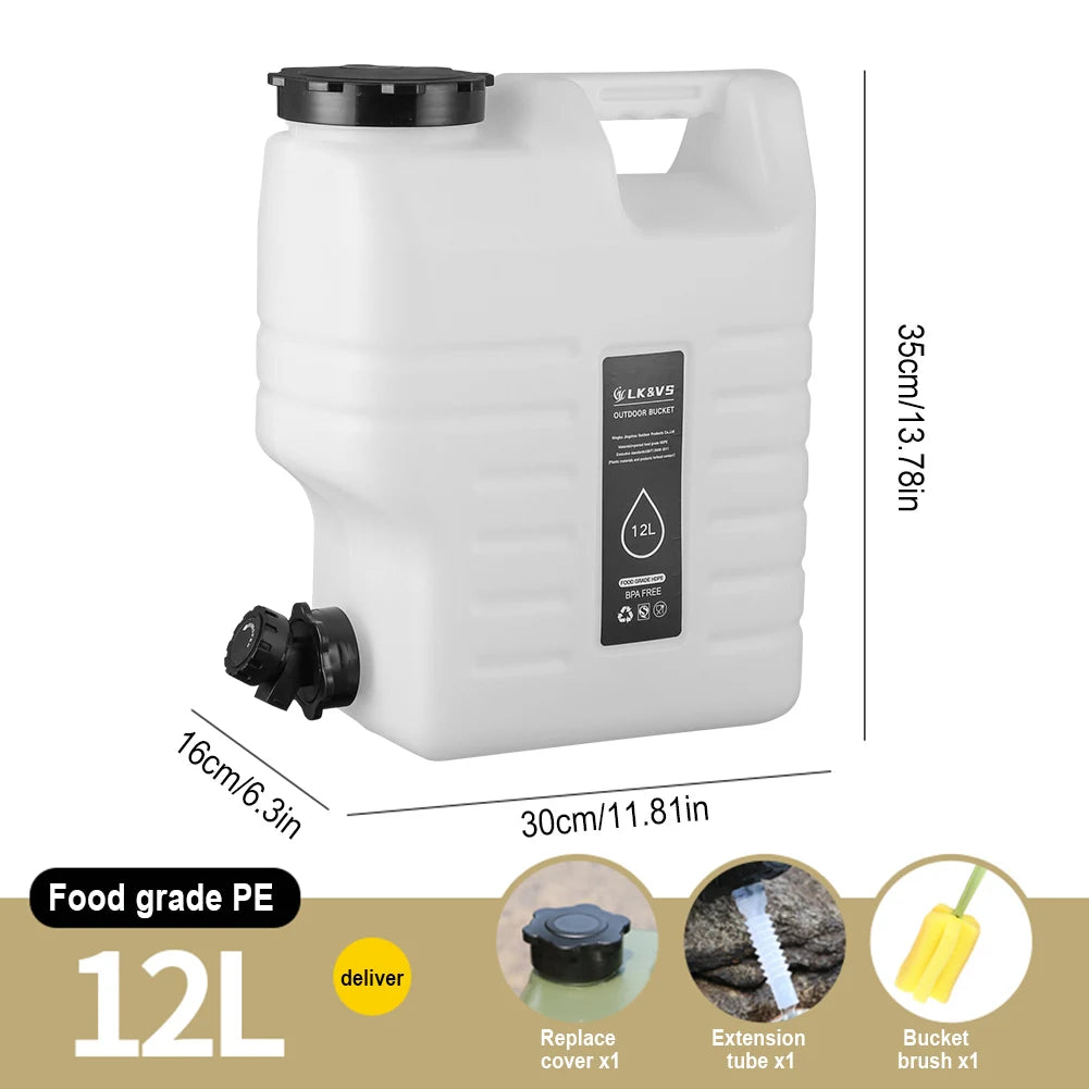 Leakproof Drinking Water Container with Spigot for Camping and Hiking