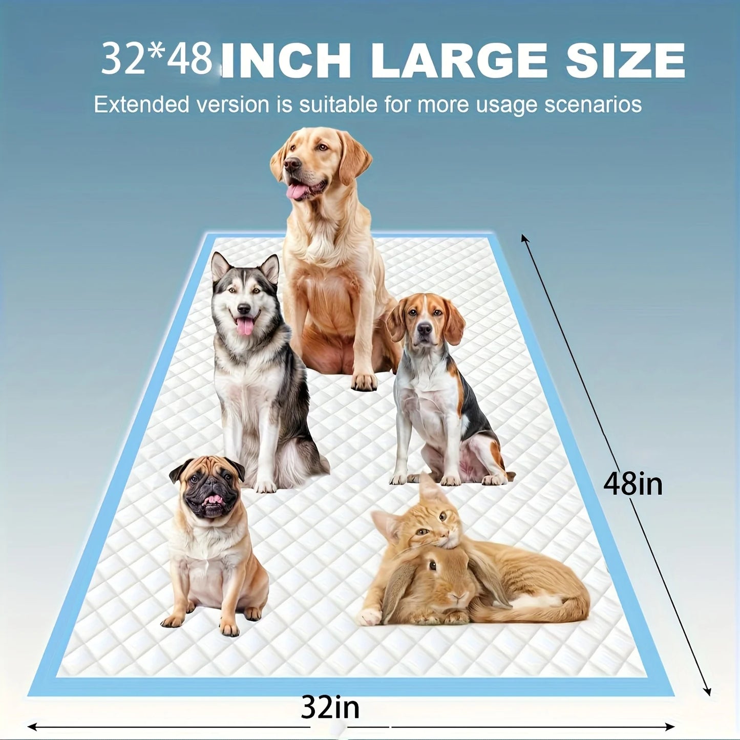 Thickened Eight Layer Super Absorbent Dog And Cat Pee Pads