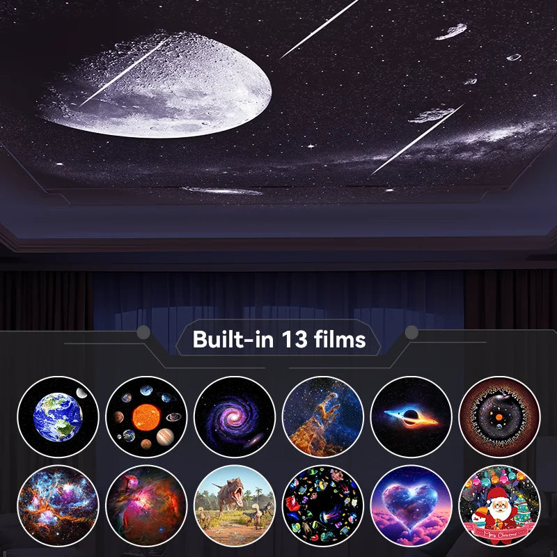 AUSYLE Galaxy Projector 13 in 1 Night Light Space Ball