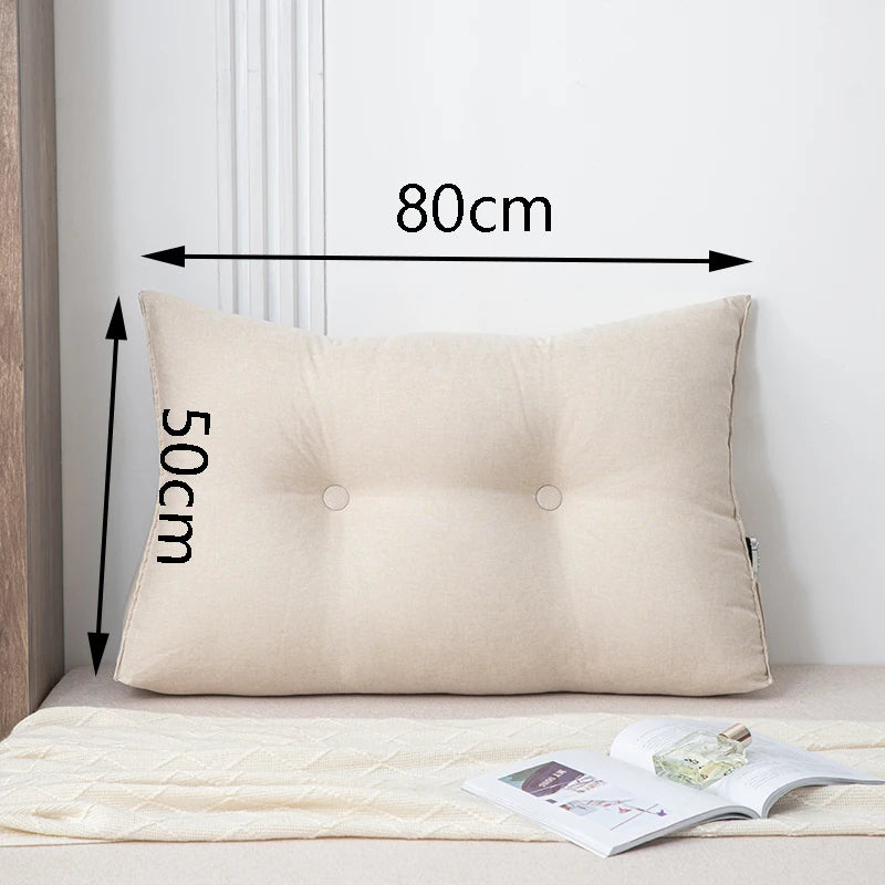Wedge Pillow Back Support for Dorm Room Reading Bed