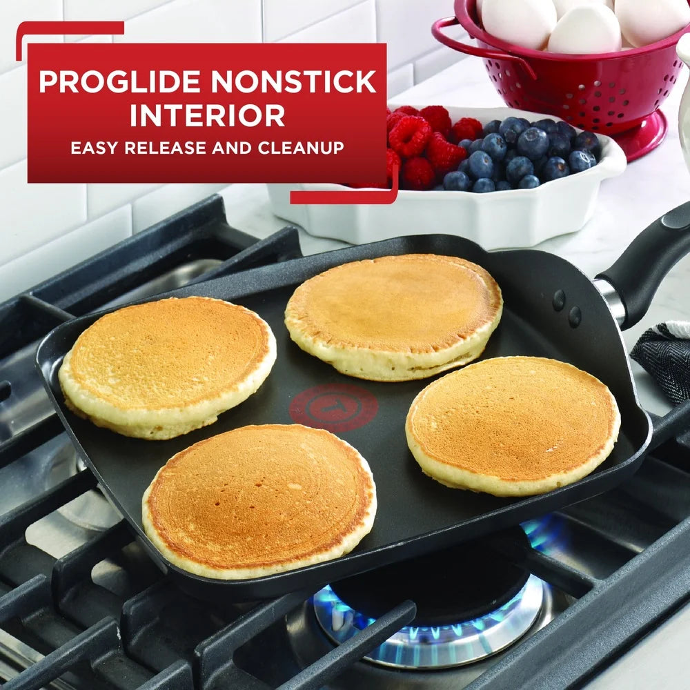 Easy Care Nonstick Griddle Thermo Spot Technology Even Dishwasher Safe
