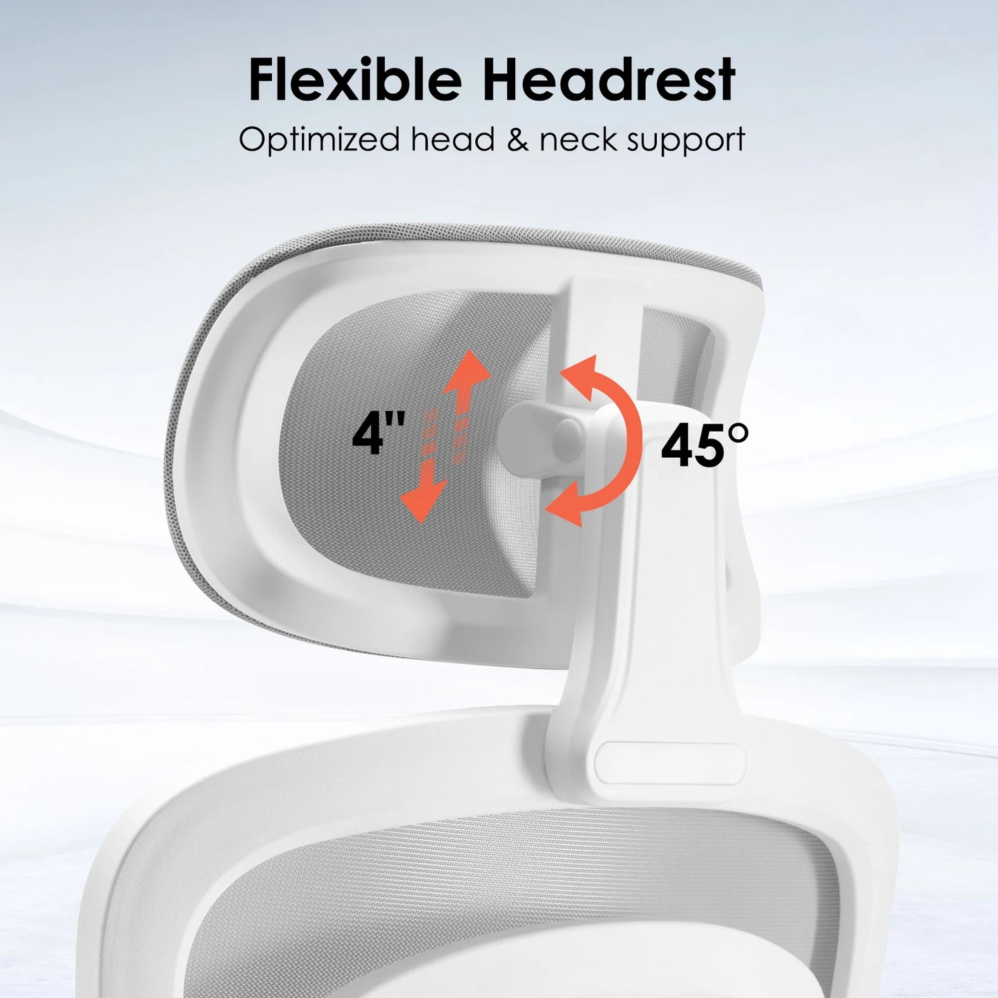 FARINI Ergonomic Office Chair With Headrest And Lumbar Support