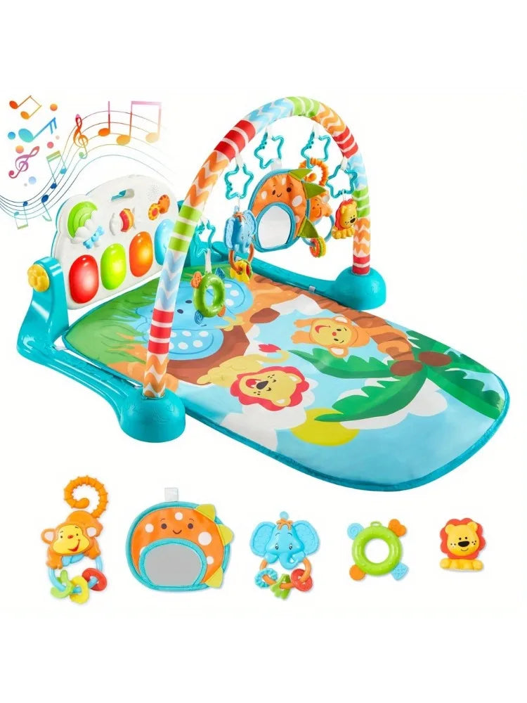 Joyfy Baby Play Mat Tummy Time Gym Musical Toy Piano