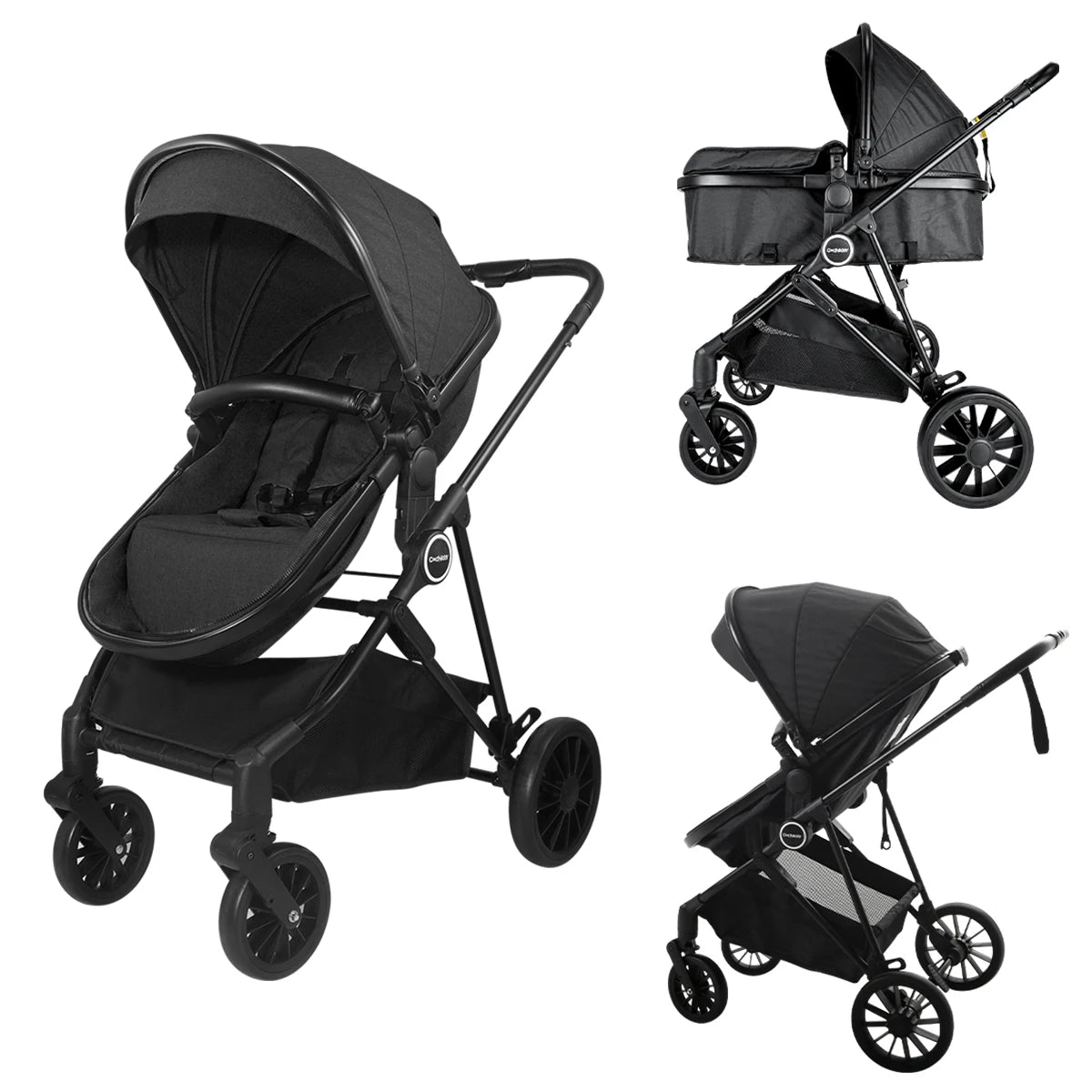 Cochildor High-View 2-in-1 Baby Stroller Foldable Bidirectional