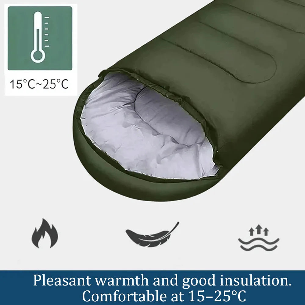 NONECN Ultralight Camping Sleeping Bag Four Season Waterproof Envelope