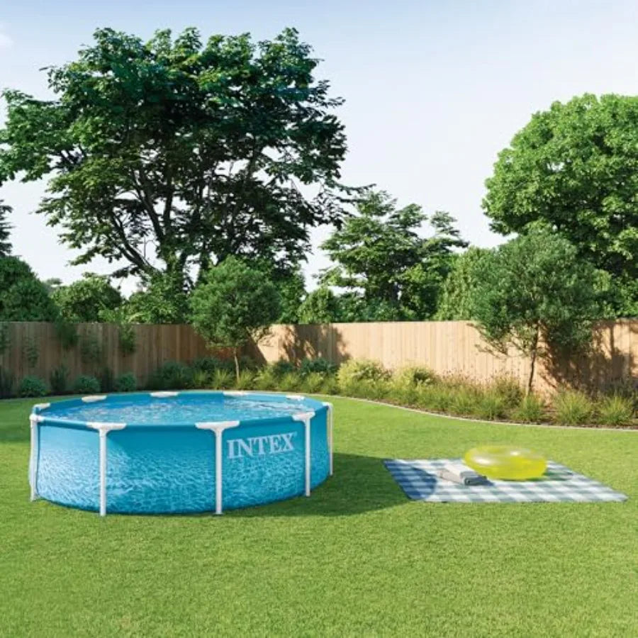 Above Ground Pool With Galvanized Steel Metal Frame
