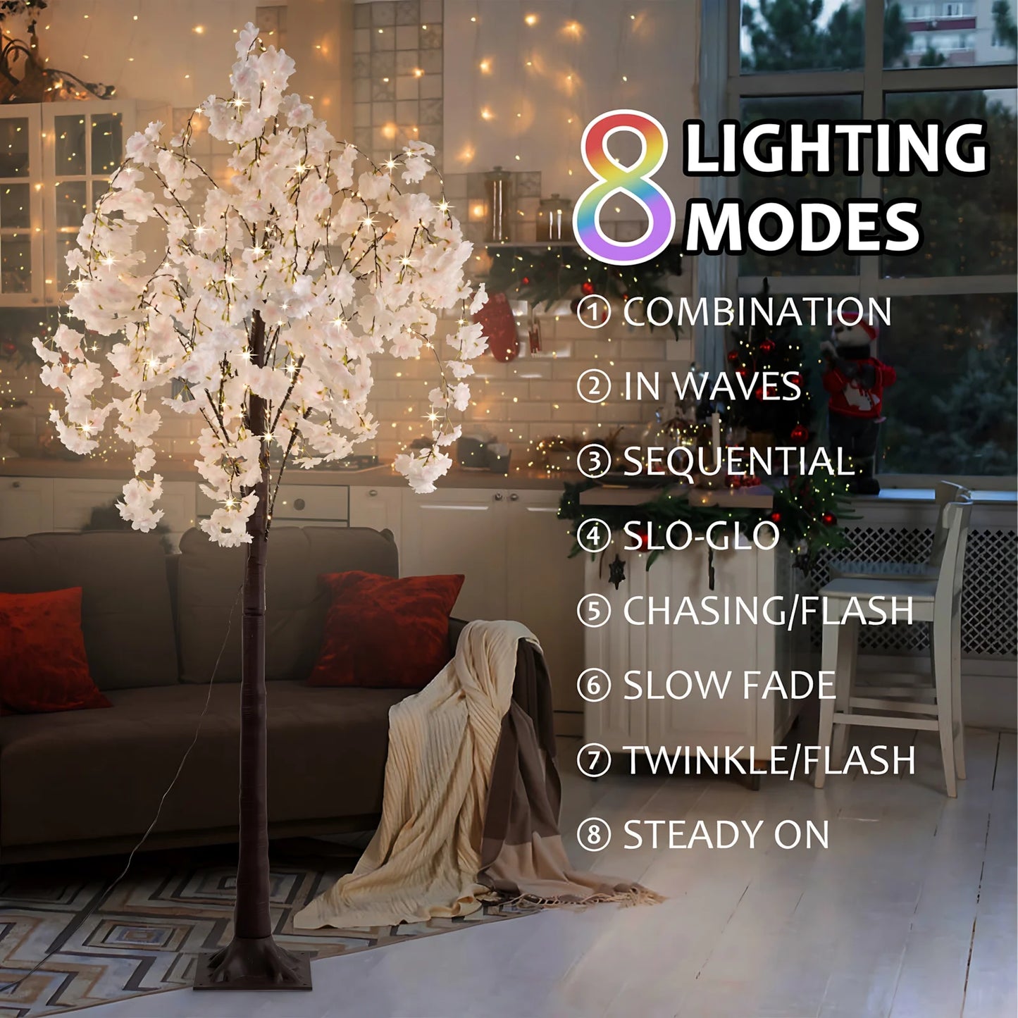Cherry Blossom LED Tree Light Indoor Decor Ambience