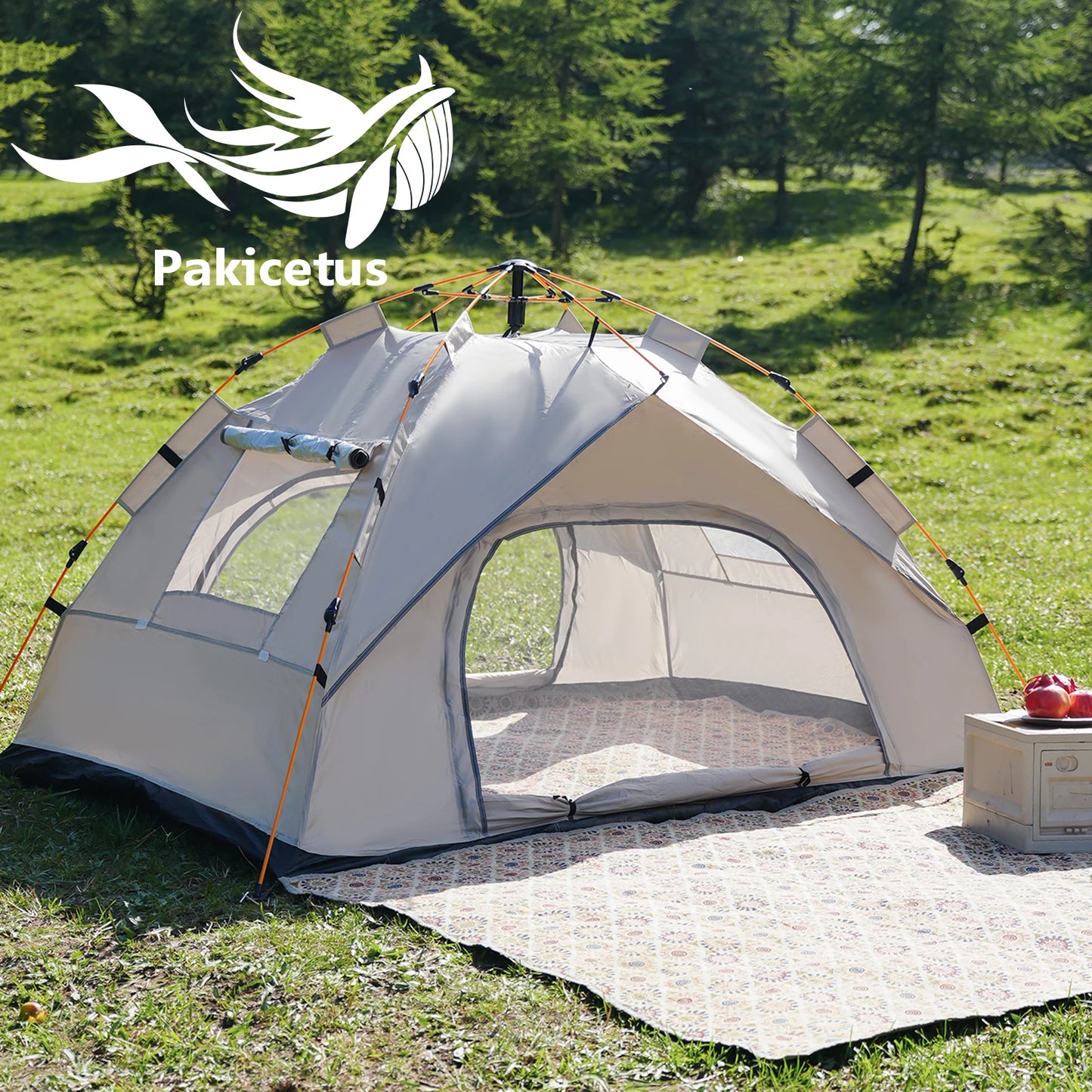 Pakicetus Automatic Opening Tent Sunshade Quick Setup For Two