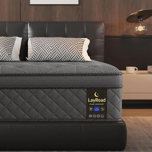 LAYROAD Memory Foam Mattress Boxed Medium Firmness