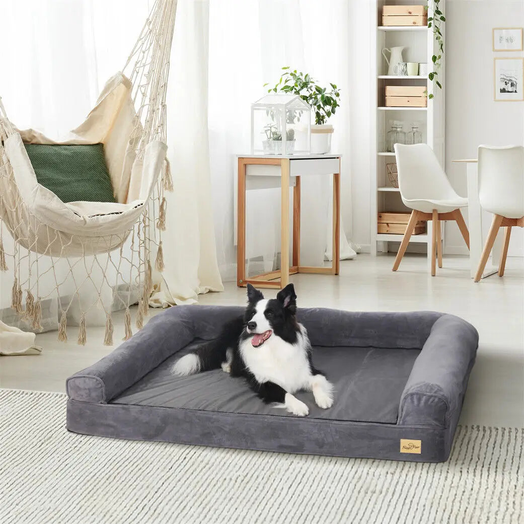 BINGOPAWCN Orthopedic Dog Bed With Removable Washable Cover