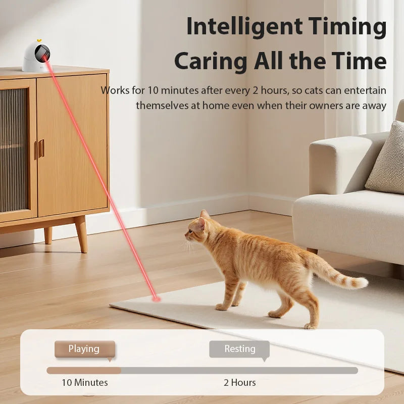 ROJECO Automatic Cat Laser Toy 360 Degree Interactive Electric Toy