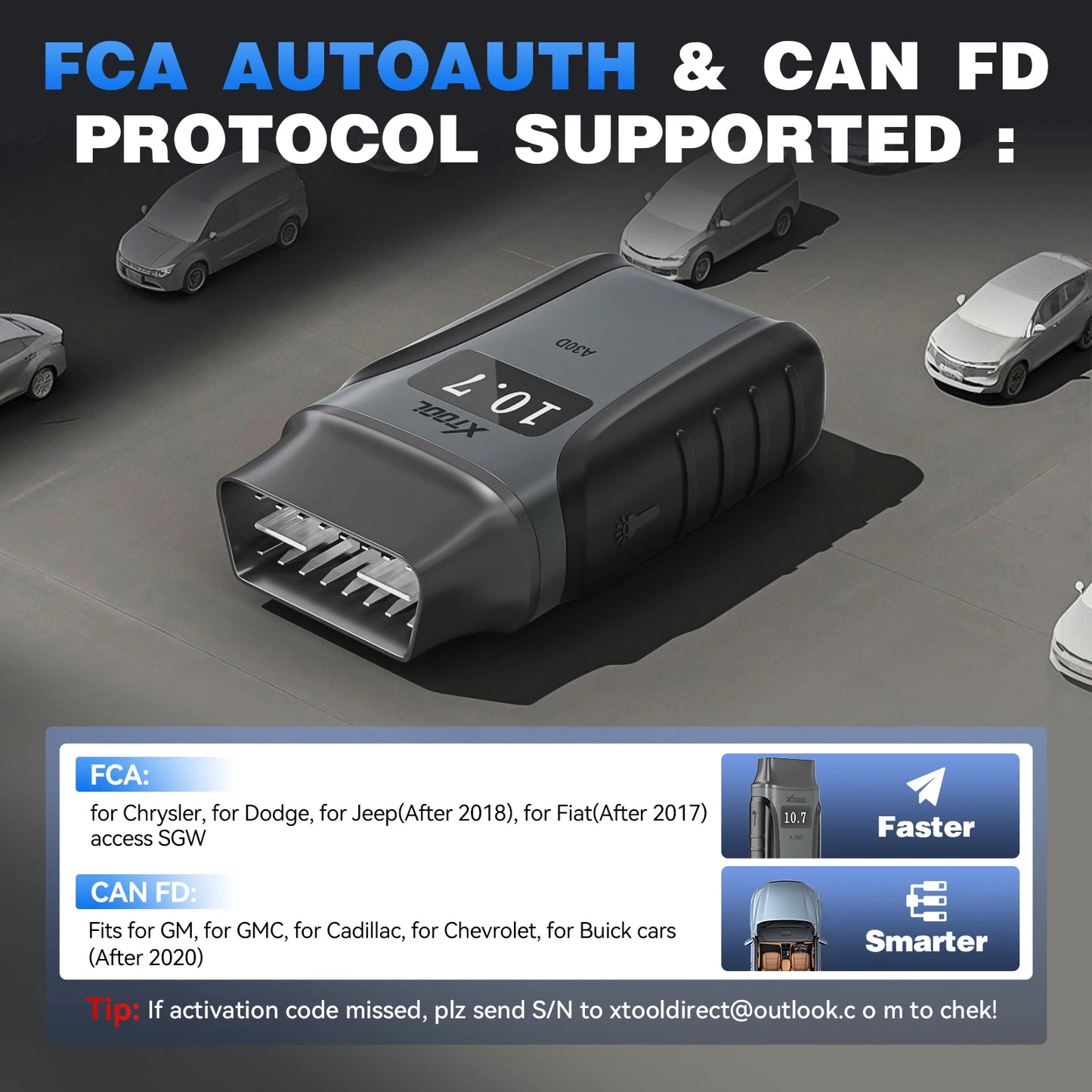 XTOOL Anyscan A30D OBD2 Scanner Bi-Directional Diagnostics