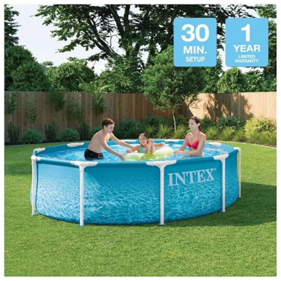 Above Ground Pool With Galvanized Steel Metal Frame