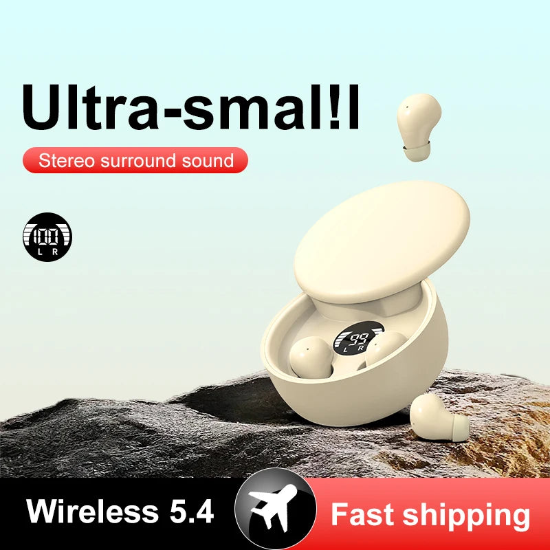 SHUKE Wireless Sleep Headphones Waterproof Earbuds With Microphone