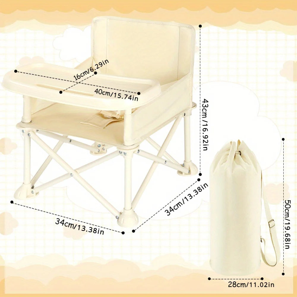 Ubravoo Adjustable High Chair With Detachable Cushion And Footrest