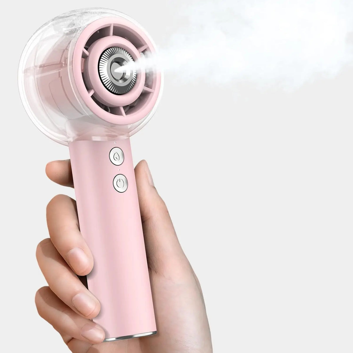 Portable Misting Handheld Fan With Rechargeable Battery For Camping