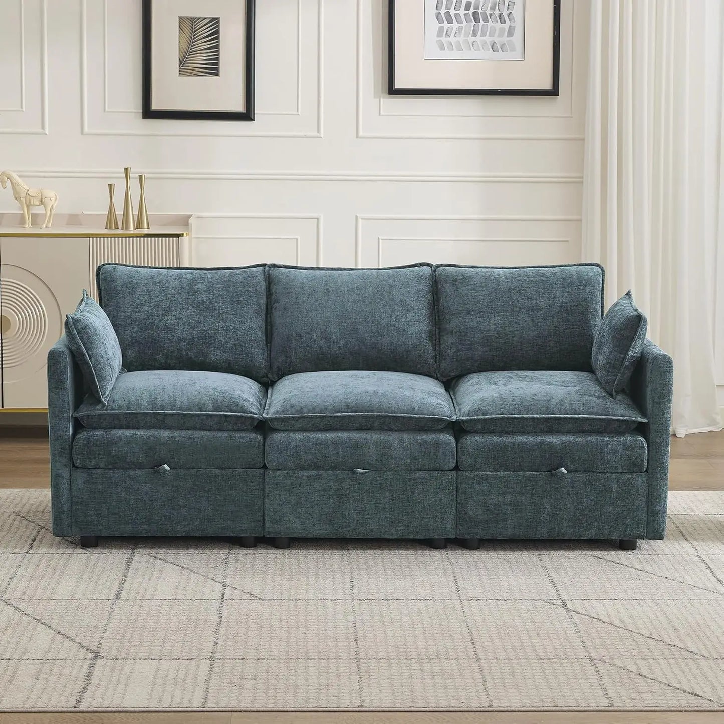 Cloud Modular Sofa With Storage And Modern Upholstery