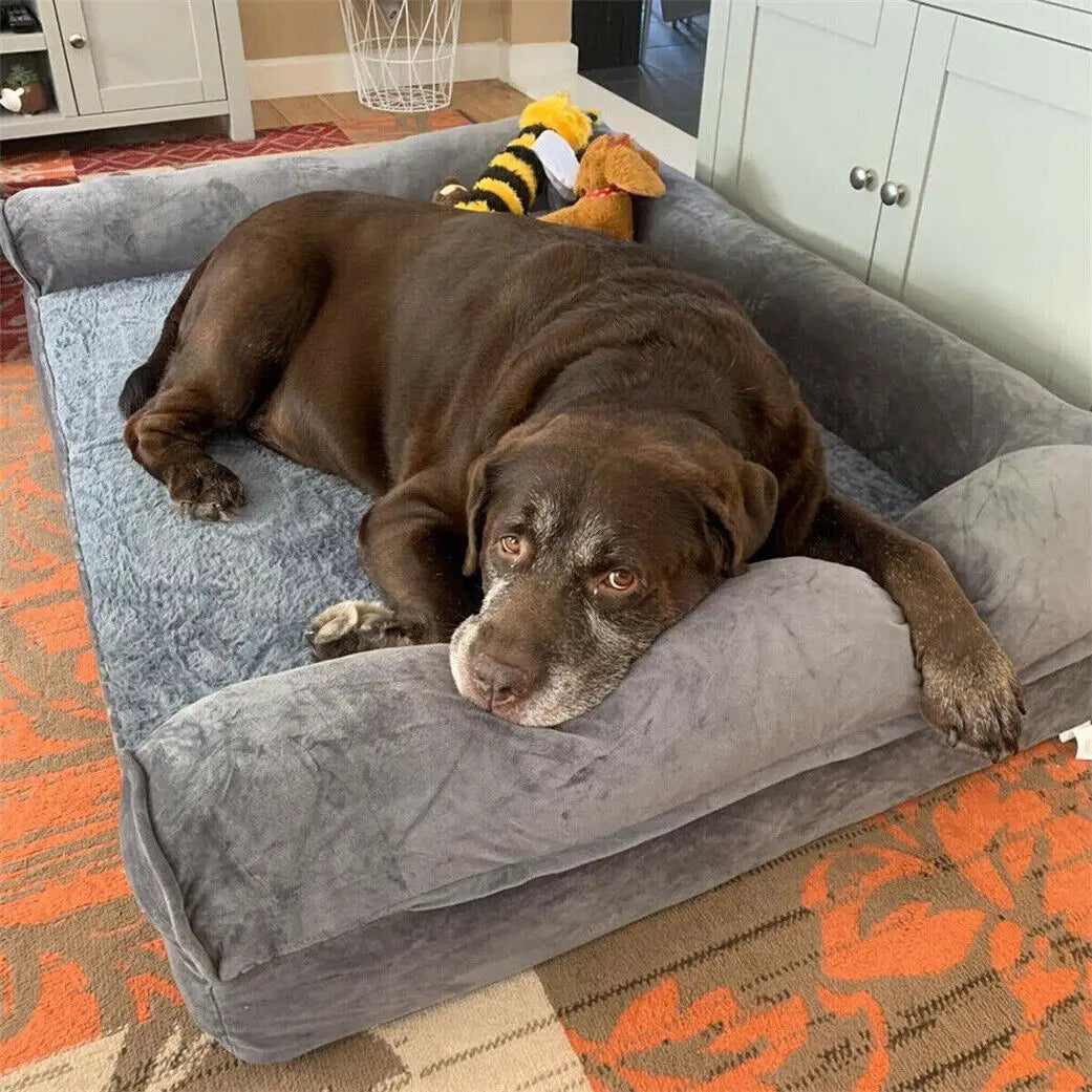 BINGOPAWCN Orthopedic Dog Bed With Removable Washable Cover