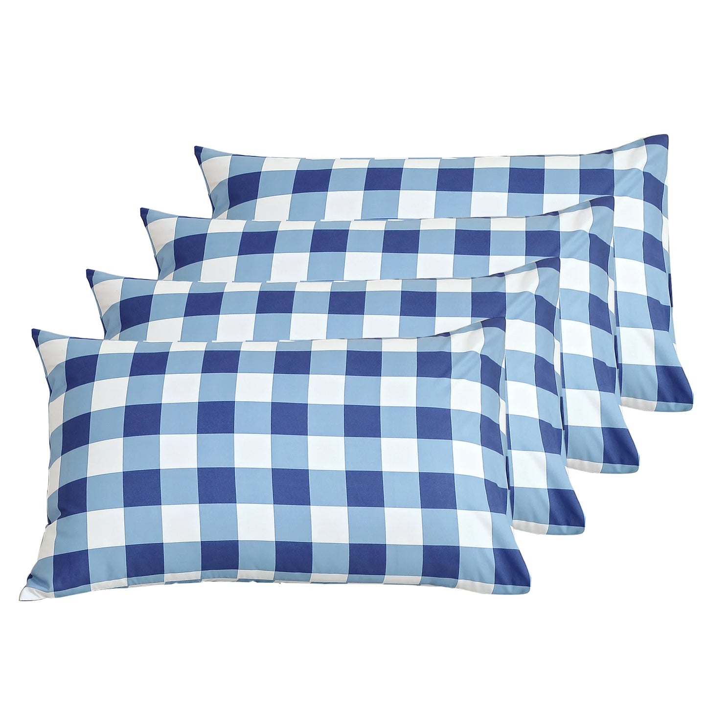 easYum Pillow Protector Cover Sets Printed Pillowcases 4 Pack
