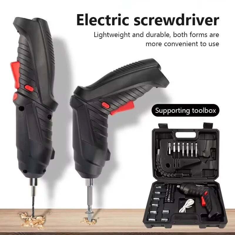 VKTECH 3.6V Cordless Electric Screwdriver Power Tool Set