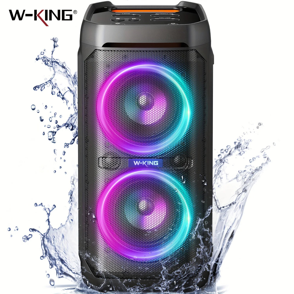 W-King T11 100W Portable Bluetooth Speaker IPX6 Waterproof Party Boombox