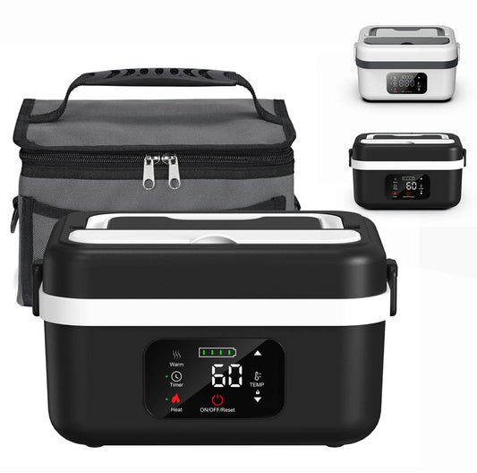 Wireless Electric Insulated Stainless Steel Lunch Box With 8000mAh Battery