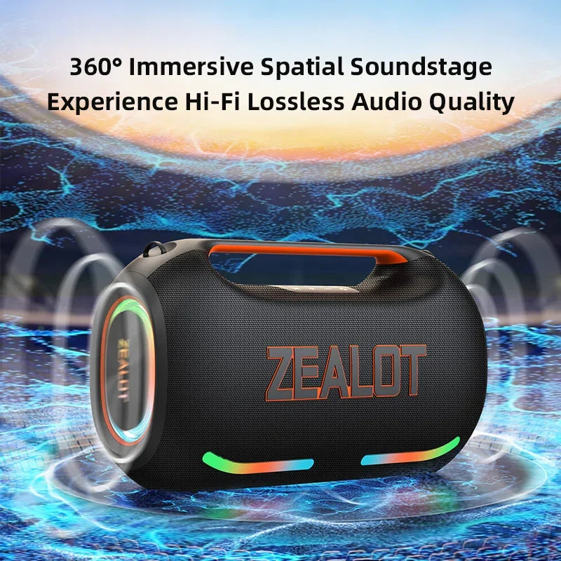 Zealot 300W Portable Bluetooth Speaker Wireless Waterproof TWS