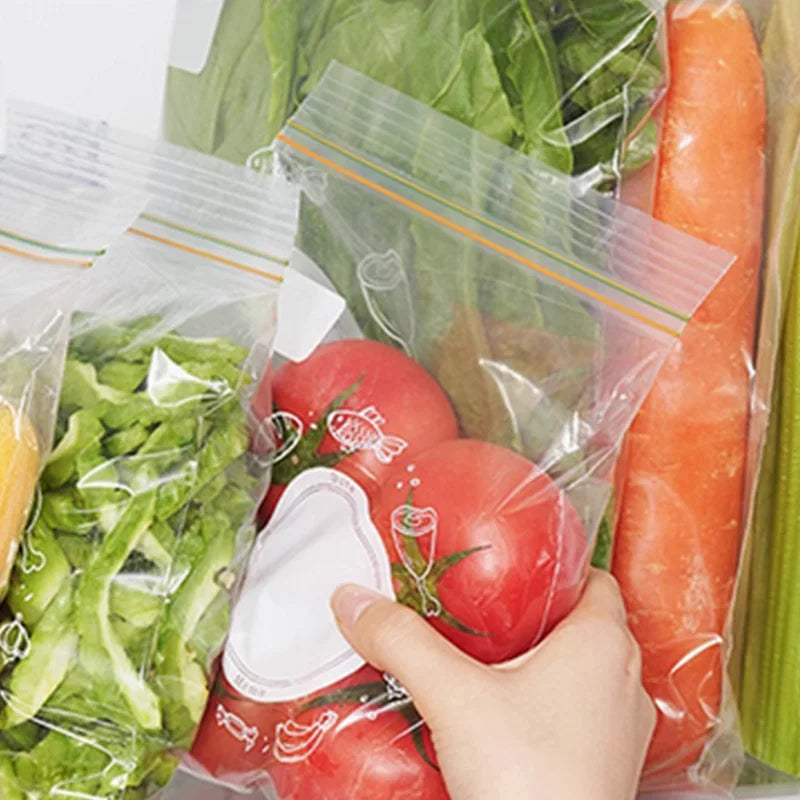 Heavy-Duty Double Ziplock Freezer Bags 50 Count For Food Storage