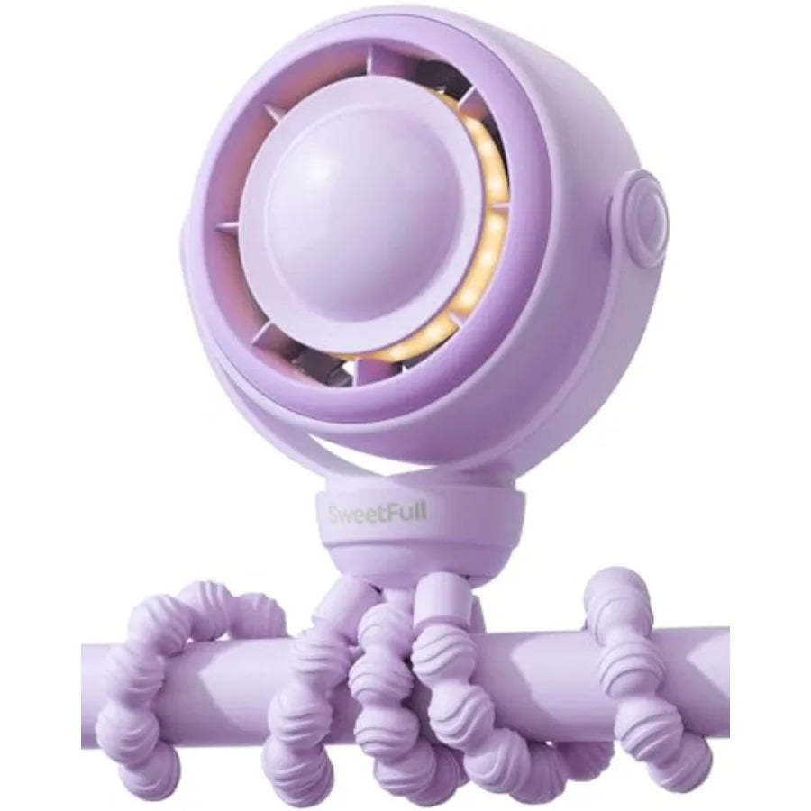 Baby Stroller Fan Clip On 360 Degree Portable