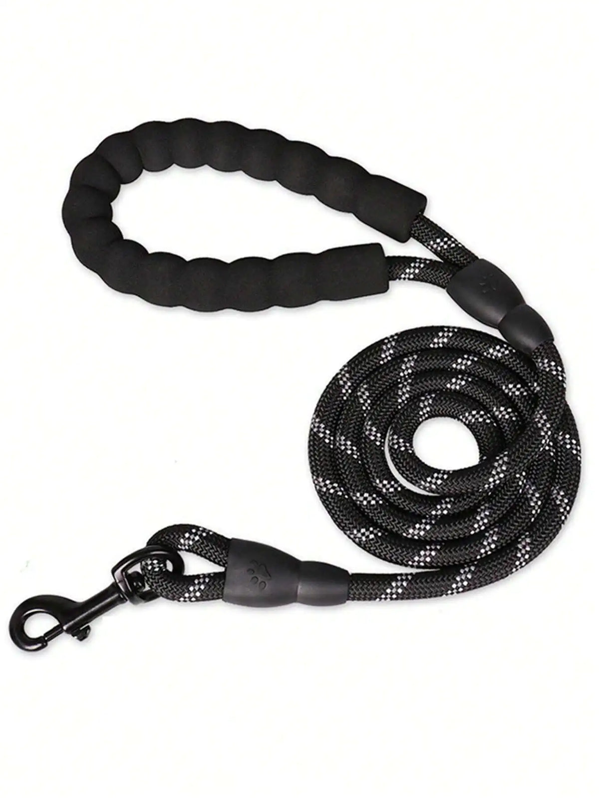 Reflective Nylon Dog Leash With Comfortable Foam Handle