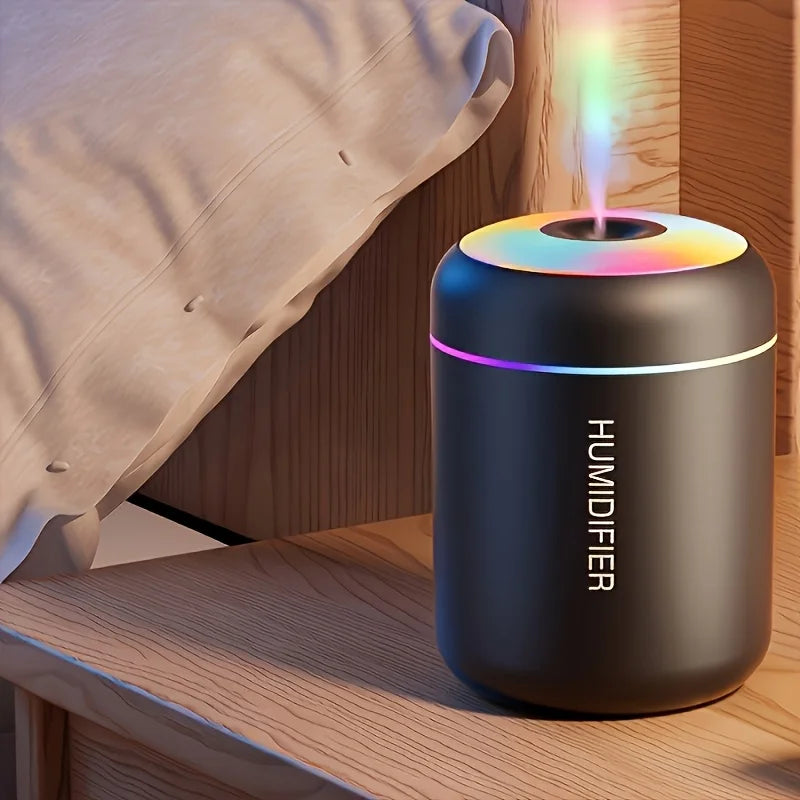 Mini USB Car Humidifier Aroma Diffuser Cute Desktop Mood Light