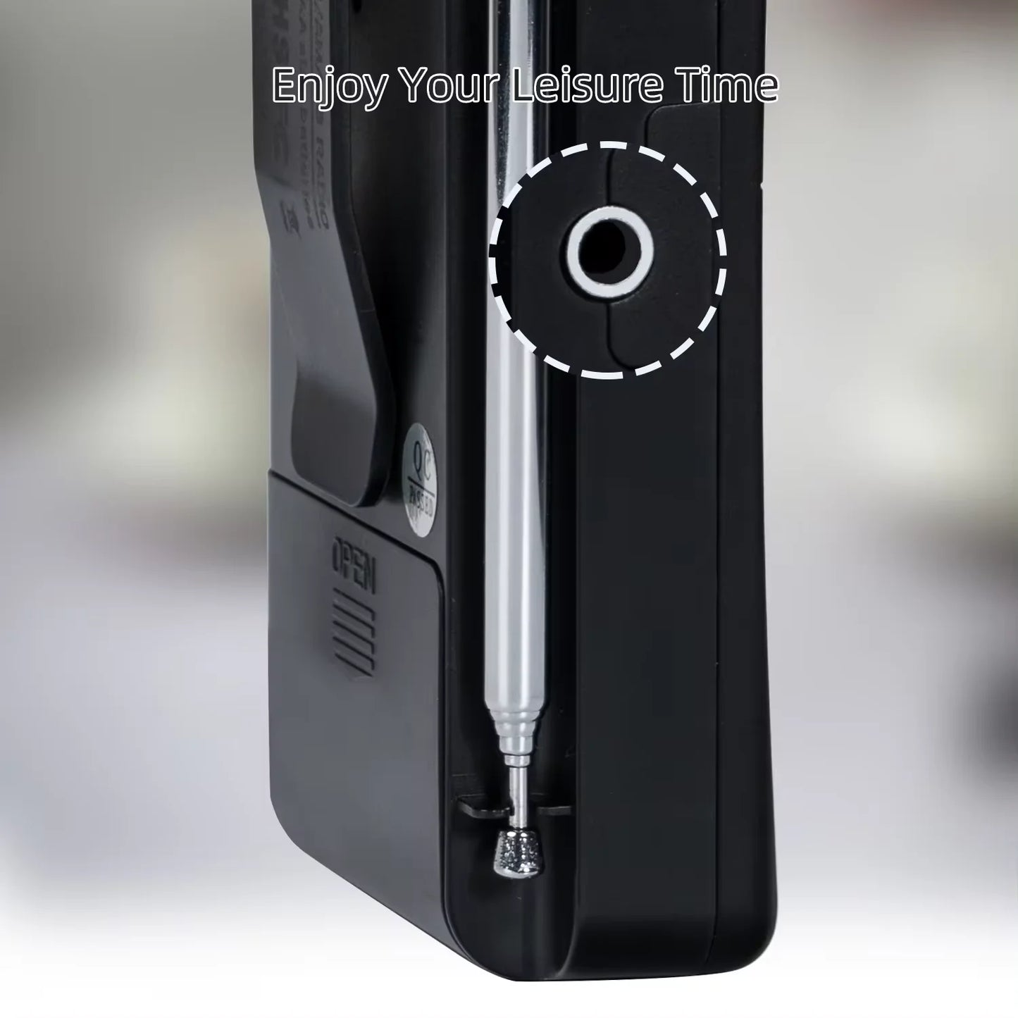 PRUNUS J-166 Portable AM FM Radio With Tuning Light
