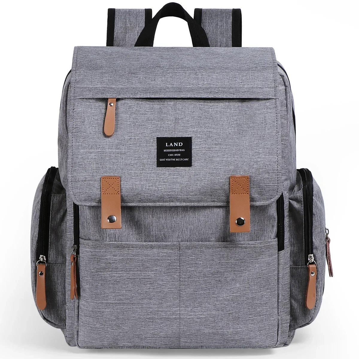 Multifunctional Baby Diaper Bag Backpack With Insulated Bottle Holder