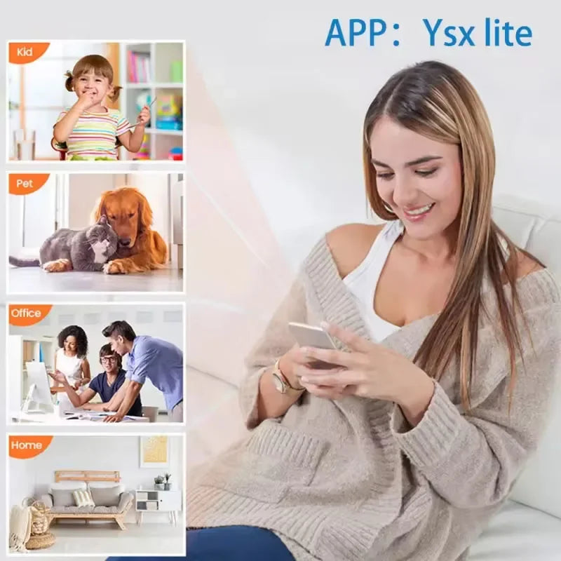 Mini WiFi Camera 1080P HD Indoor Security Cam 2 Way Audio Night Vision
