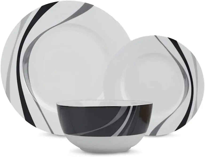 Dinnerware Set Microwave and Dishwasher Safe Plates Bowls Dishes