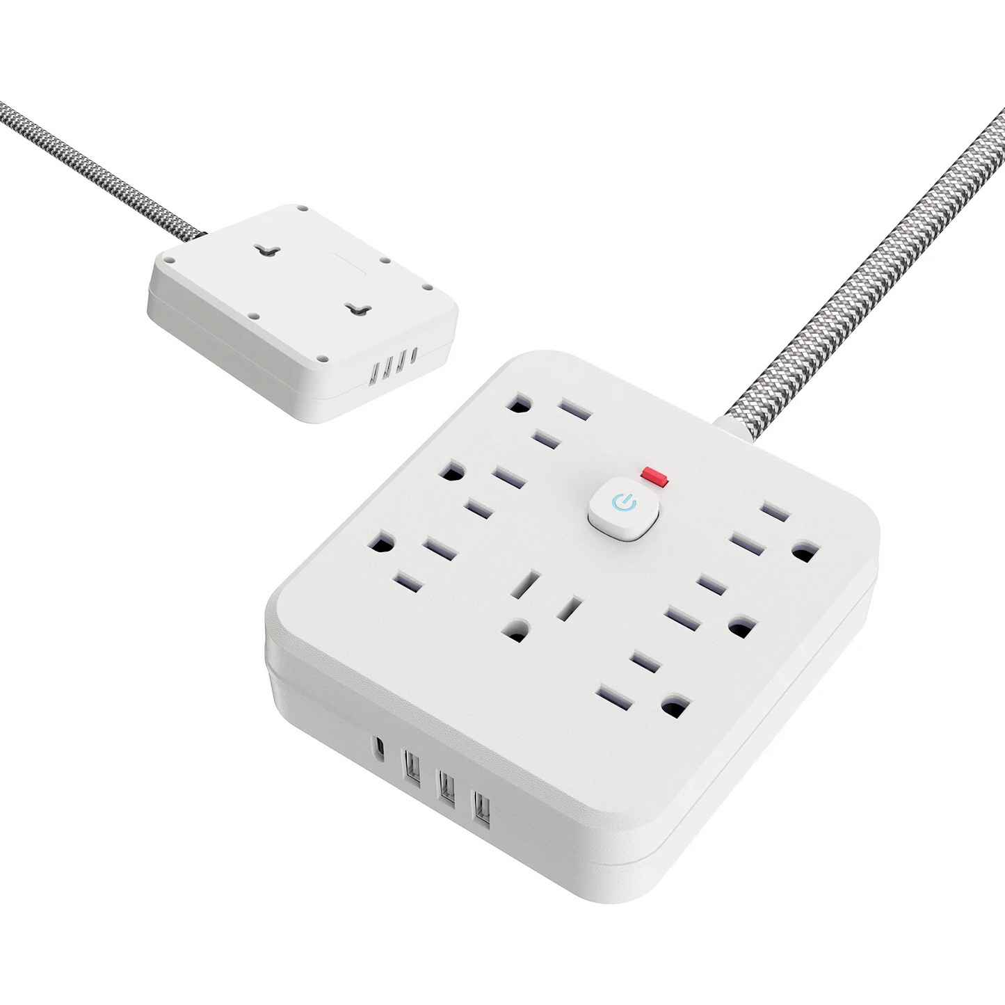 TRANSTON Eleven In One Surge Protector With 7 Sockets USB