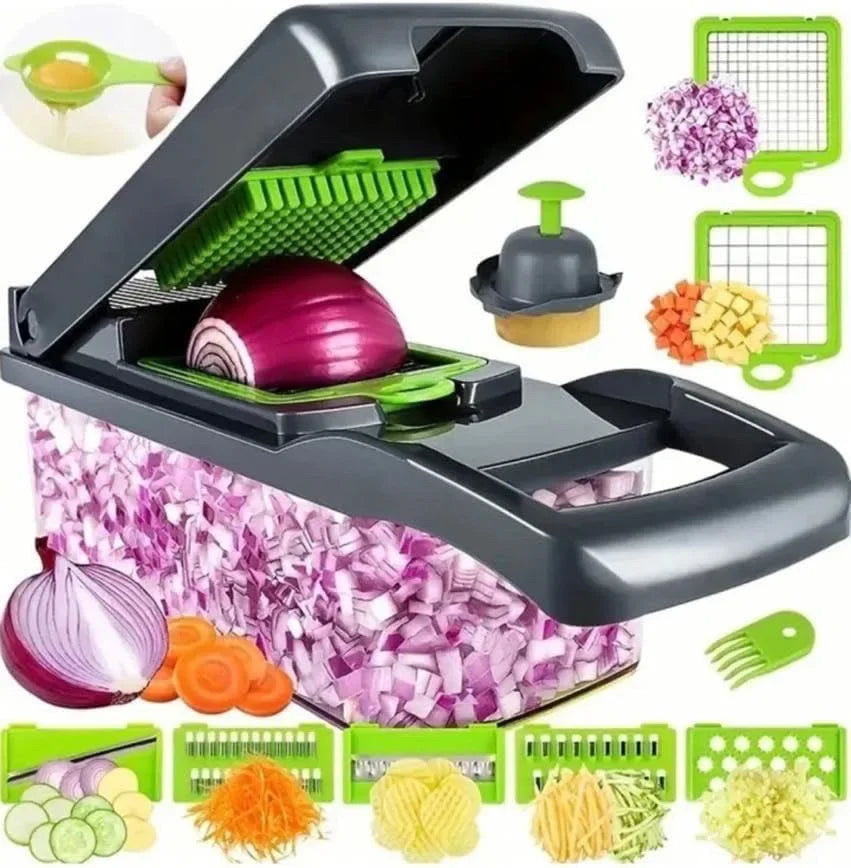 AEDG Multifunctional Vegetable Chopper Slicer Dicer Grater With Handle Set