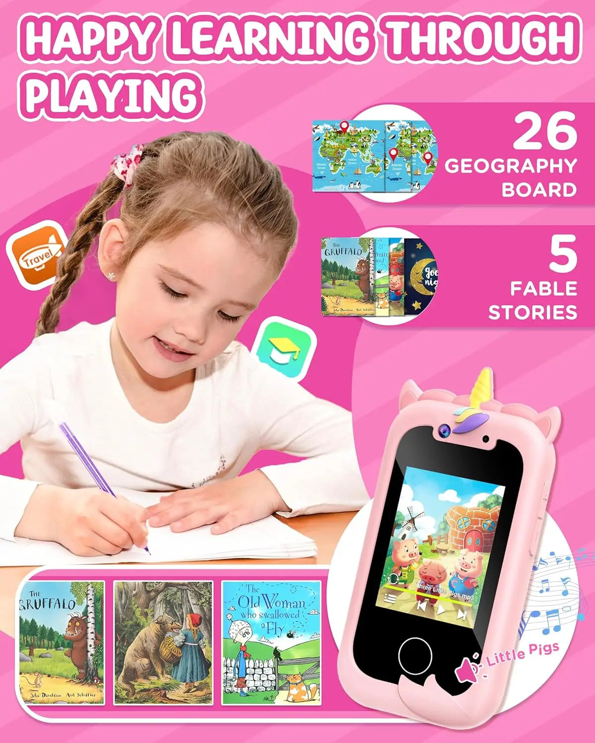 Kids Smart Phone Real Working Smartphone Ages 3 To 10