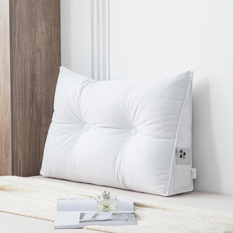 Wedge Pillow Back Support for Dorm Room Reading Bed